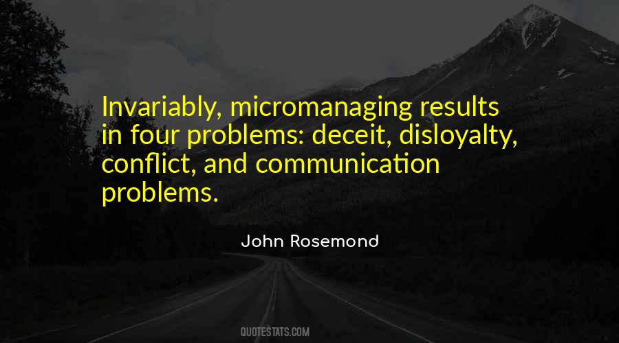 Quotes About Conflict And Communication #406589