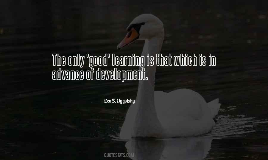 Quotes About Good Learning #1868305