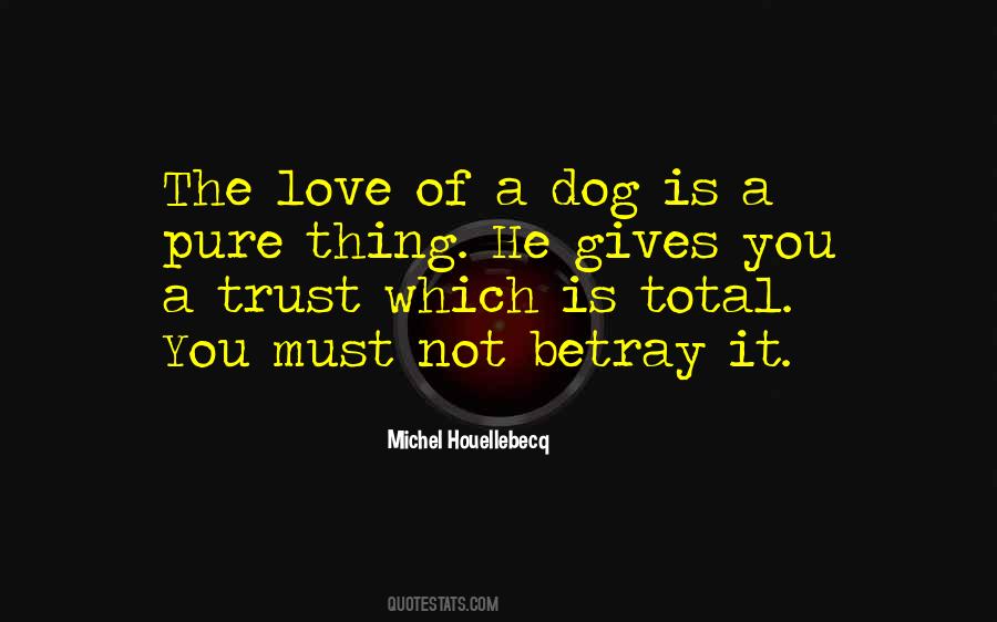 Quotes About The Love Of A Dog #1553096