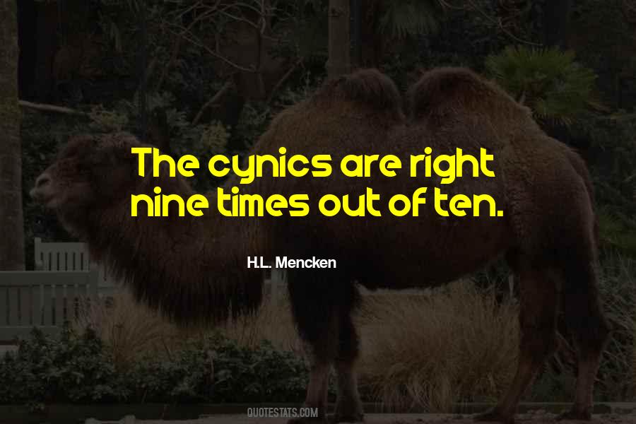 Quotes About Cynics #975390