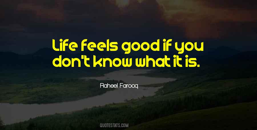 If It Feels Good Quotes #1681484