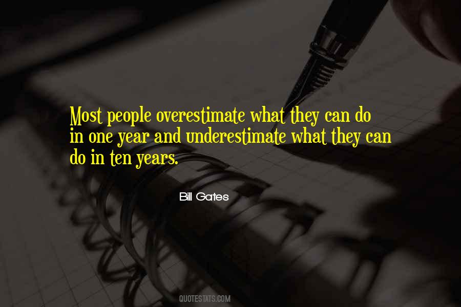 Quotes About Underestimate #1332233