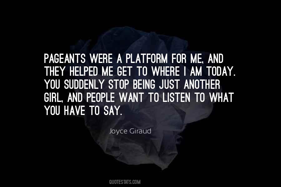 Quotes About Pageants #1815452