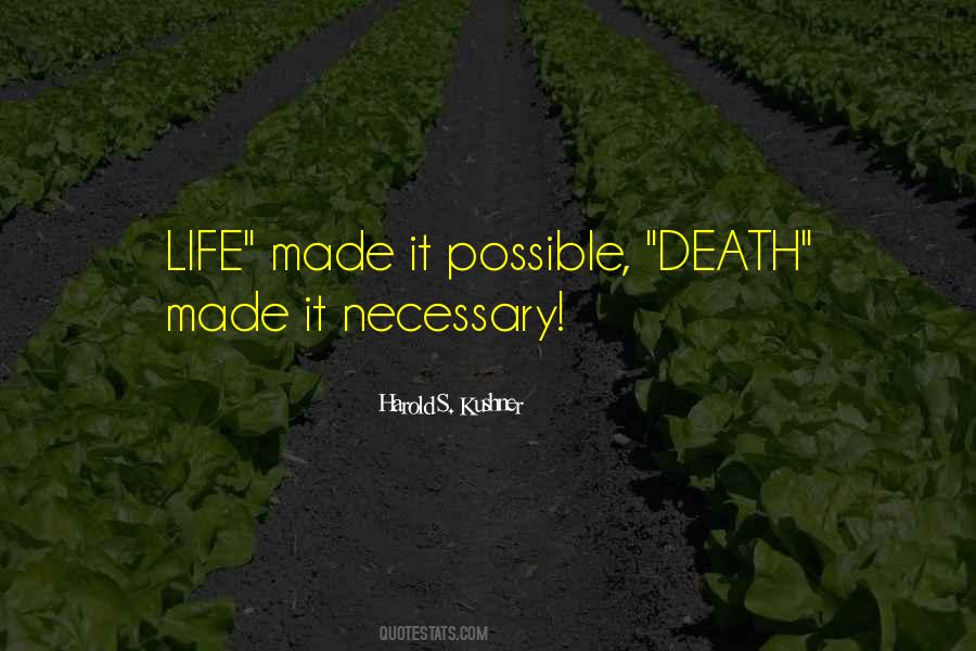 Quotes About Possible Death #1213945