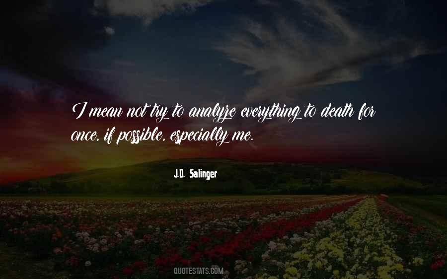Quotes About Possible Death #439208
