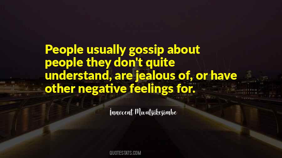 Jealousy People Quotes #62063