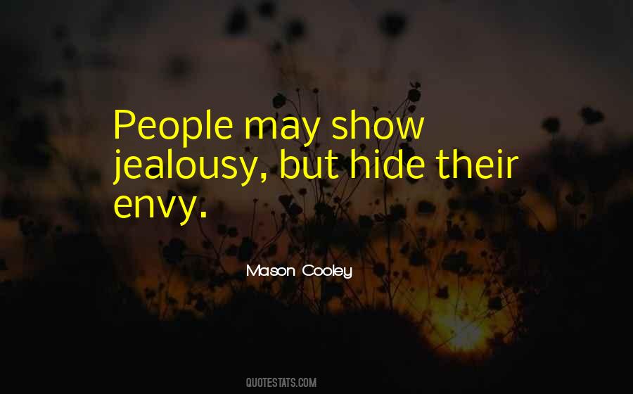 Jealousy People Quotes #938439