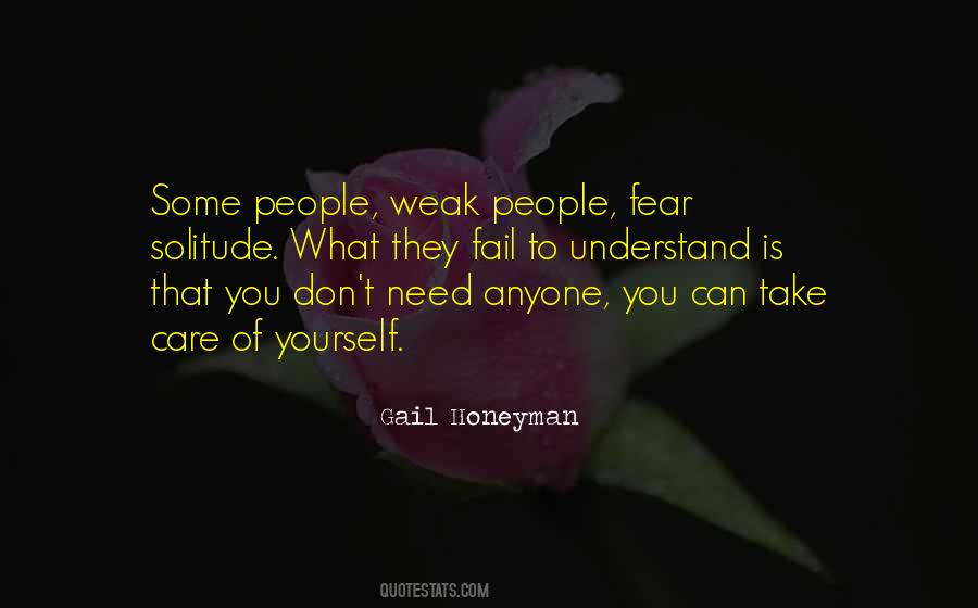 Weak People Quotes #479916