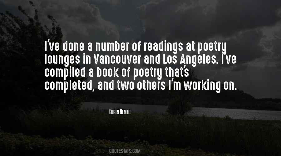 Quotes About Poetry Readings #1141463