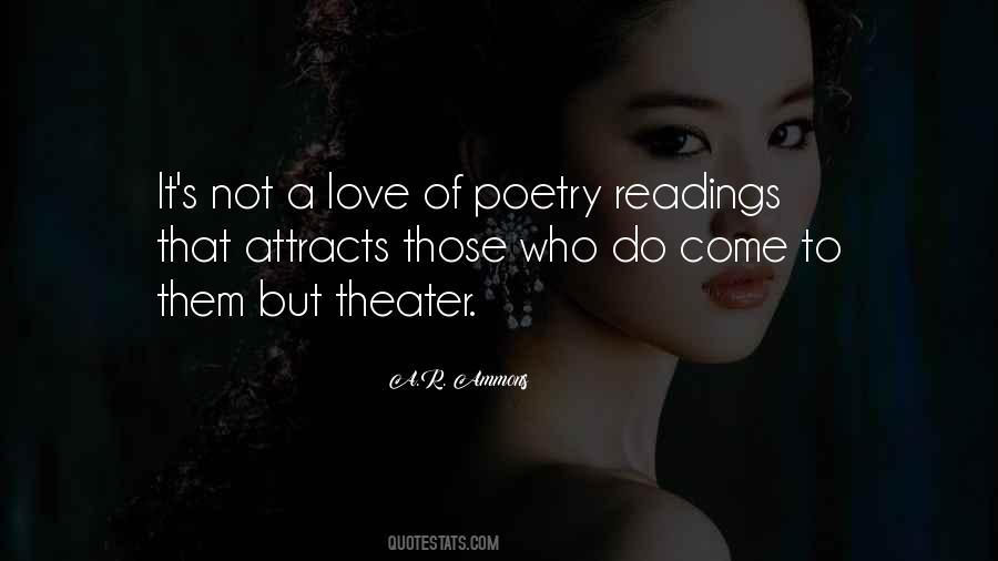 Quotes About Poetry Readings #275829