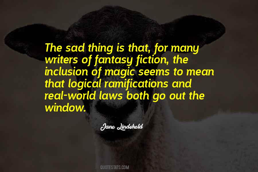 Quotes About Fantasy Fiction #387470