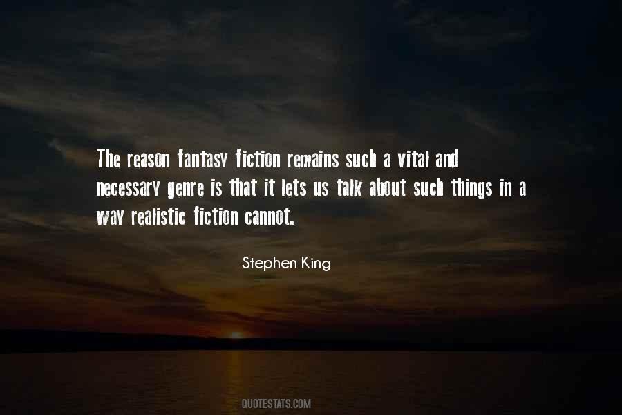 Quotes About Fantasy Fiction #453017