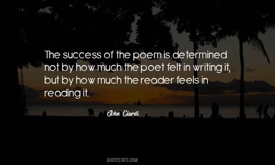 Quotes About Poetry Reading #119620