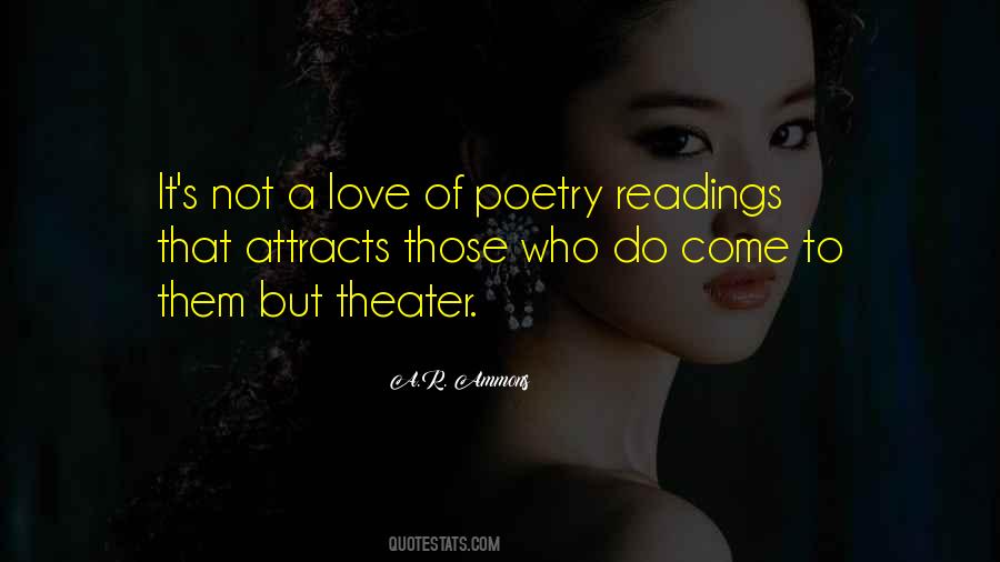 Quotes About Poetry Reading #275829