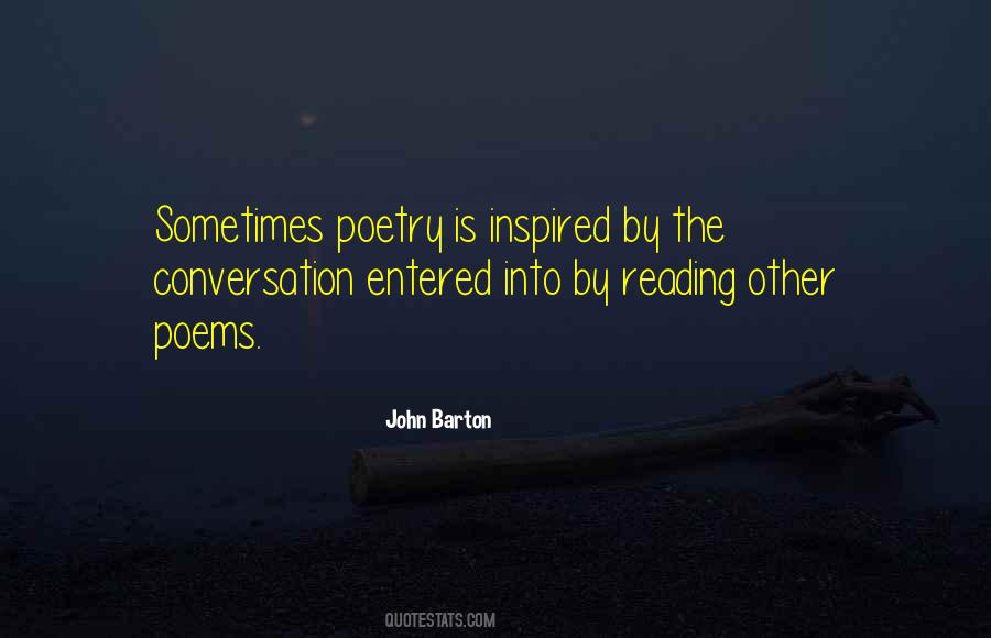 Quotes About Poetry Reading #940509