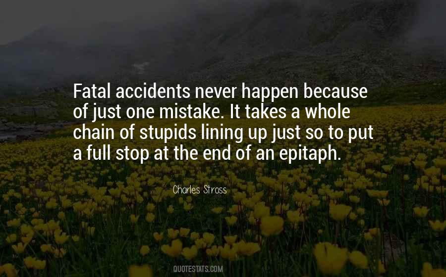 Quotes About Accidents #1337419