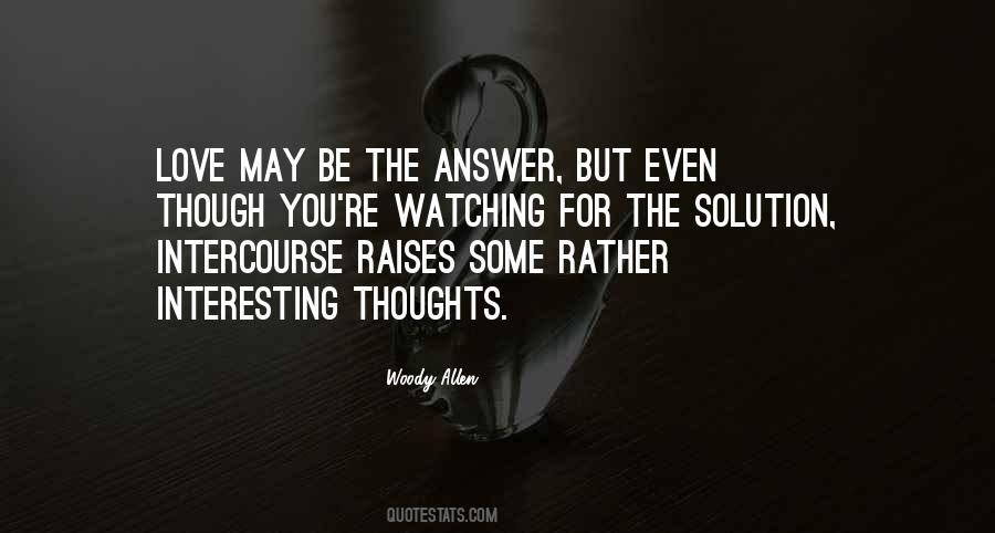 Quotes About Love Woody Allen #1775854