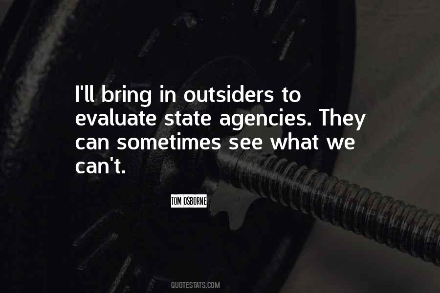 Quotes About Outsiders #1382423