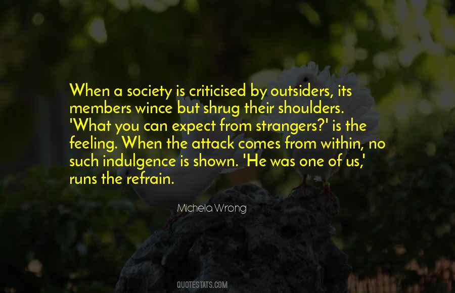 Quotes About Outsiders #1572180