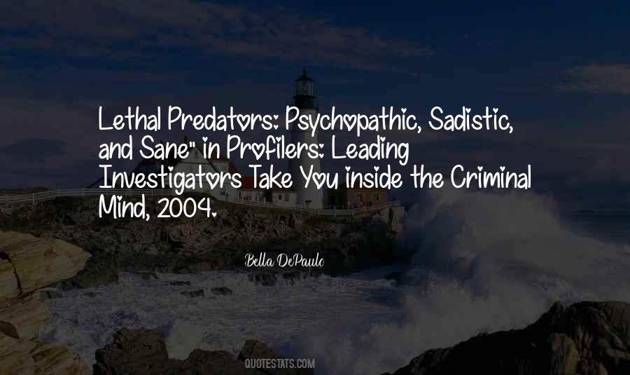 Quotes About Predators #290891