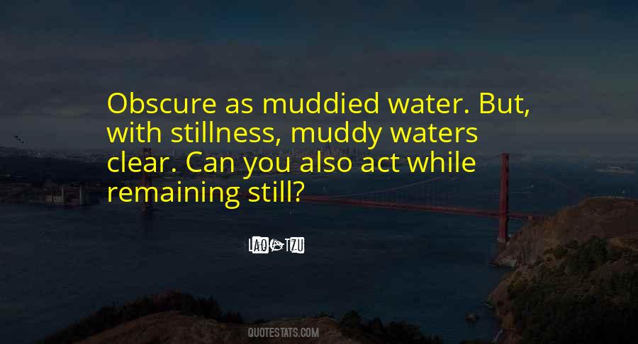 Quotes About Muddy #1065207