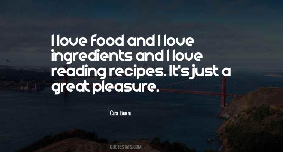 I Love Food Quotes #1338398