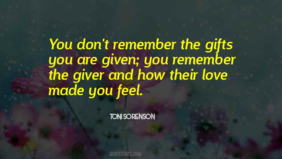 Quotes About Gifts And Love #915103