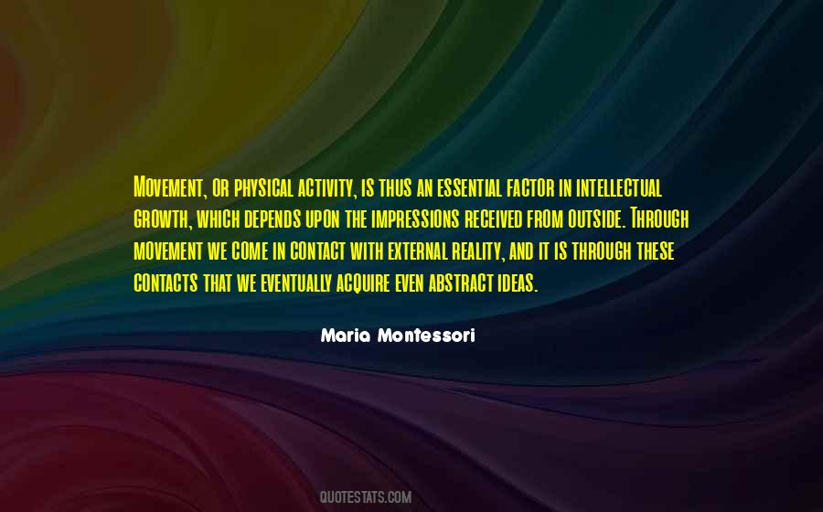 Quotes About Physical Movement #1742939