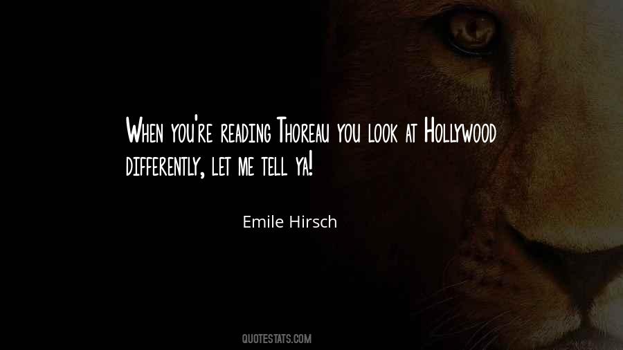 Quotes About Reading Thoreau #1685794