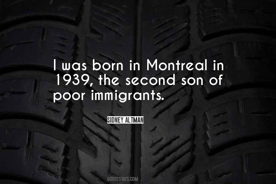 Quotes About Montreal #1490644