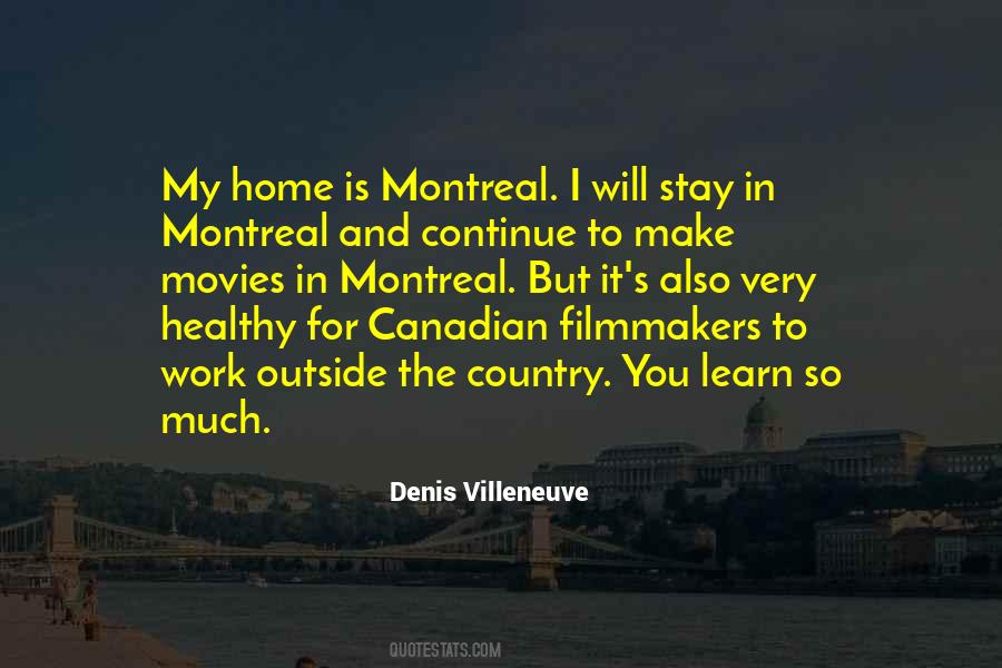 Quotes About Montreal #1642933