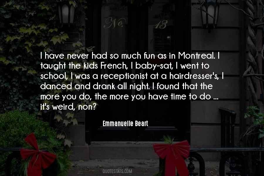 Quotes About Montreal #778784