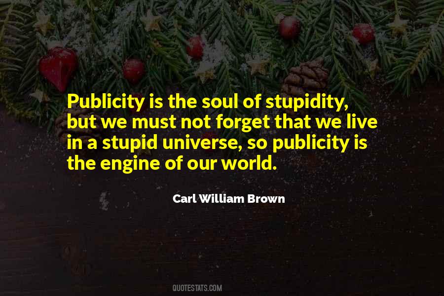 Stupidity Universe Quotes #944018