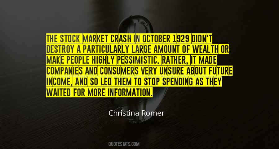 Quotes About Market Crash #1442897