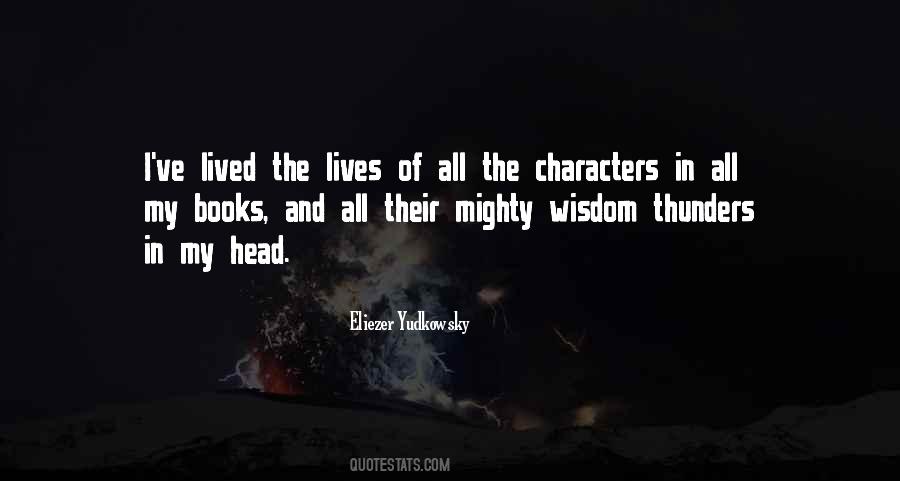 Quotes About Characters In Books #1136894