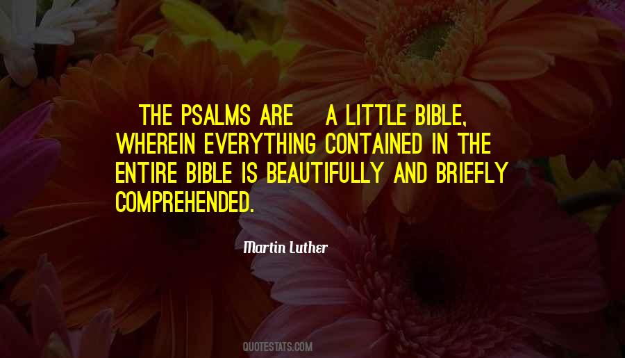 Quotes About Psalms #333505