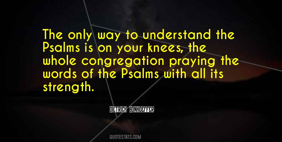 Quotes About Psalms #637645