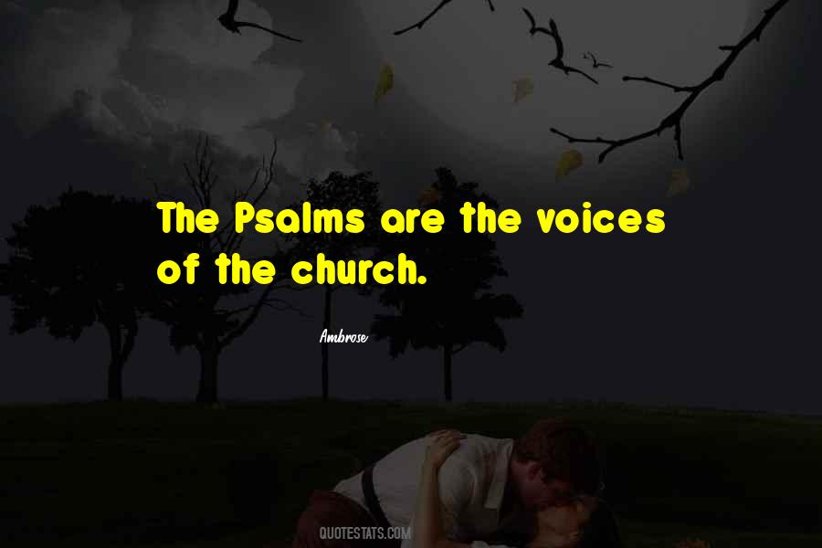 Quotes About Psalms #719219