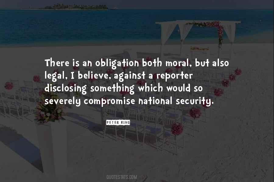 Quotes About Moral Obligation #1007033