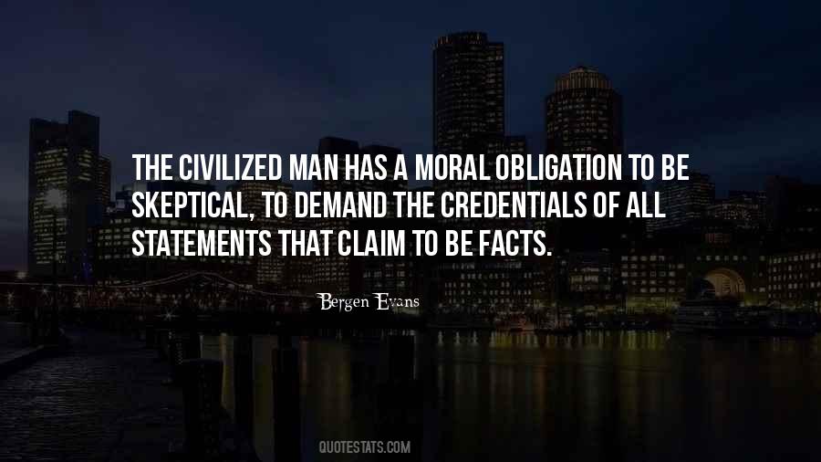 Quotes About Moral Obligation #1346875