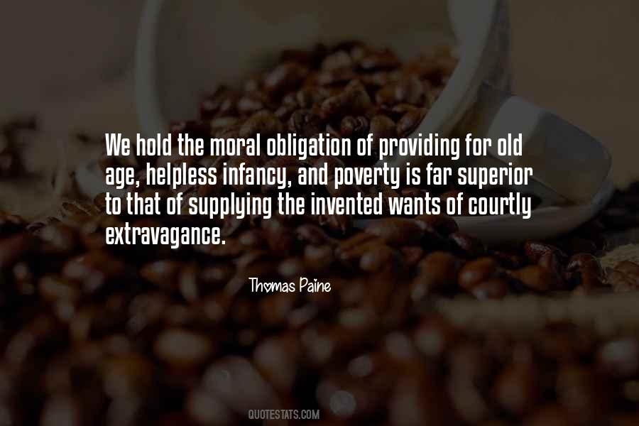 Quotes About Moral Obligation #1756699