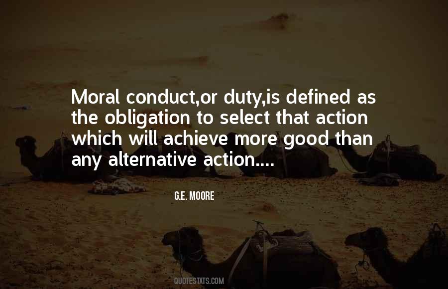 Quotes About Moral Obligation #456615