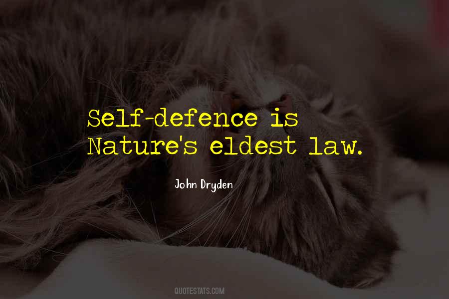 Quotes About Self Defence #149707