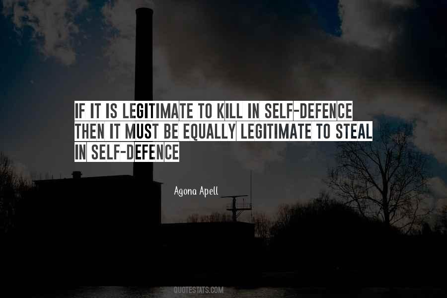 Quotes About Self Defence #1653358