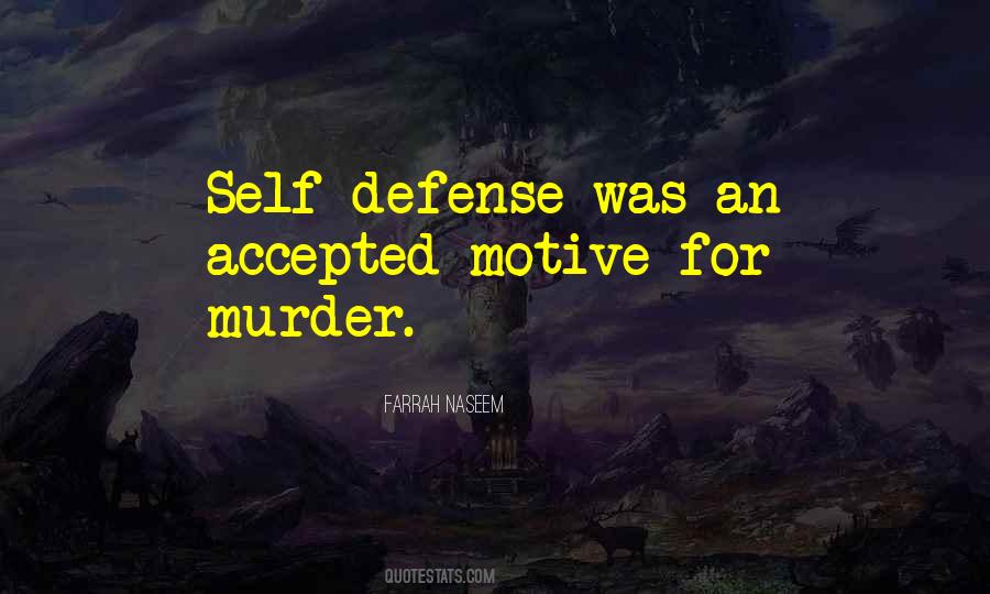 Quotes About Self Defence #4405