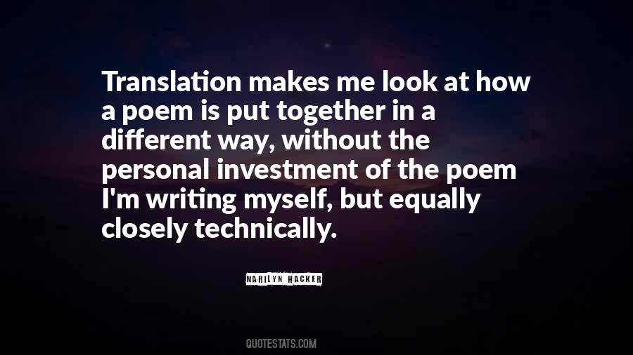 Quotes About Poem Writing #186766