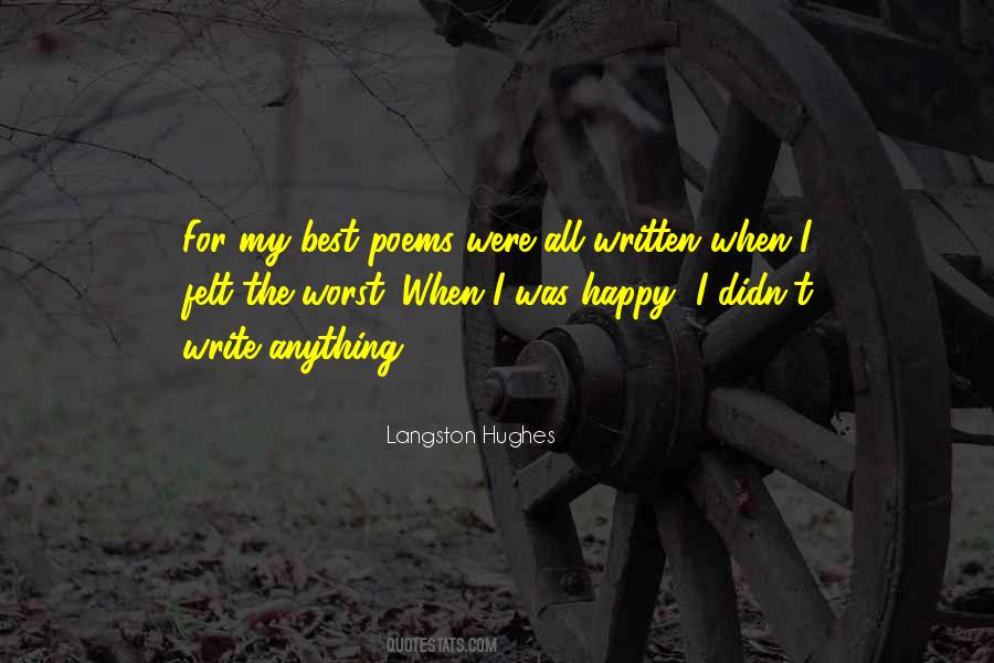 Quotes About Poem Writing #217753