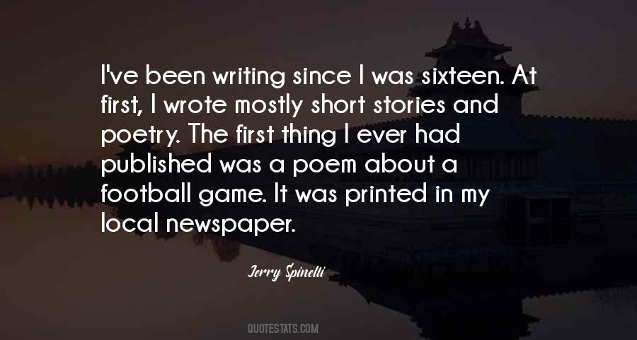 Quotes About Poem Writing #343996