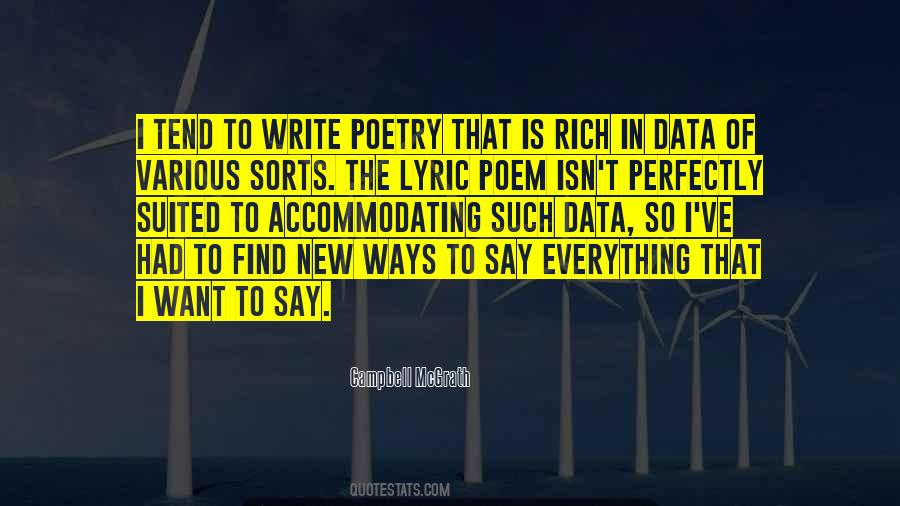 Quotes About Poem Writing #387489