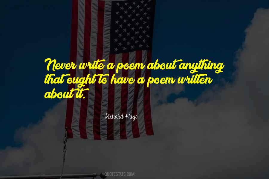 Quotes About Poem Writing #434511